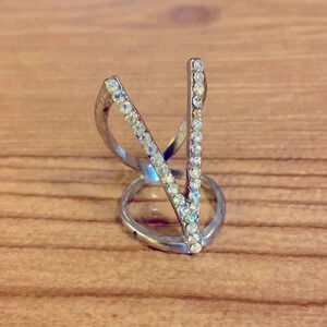 Vintage Triangle  ring interesting shape